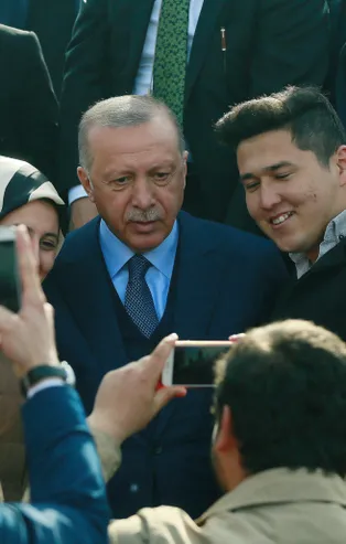 Başkan Erdoğan gençlerle Atakule'de buluştu