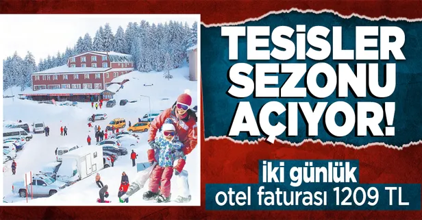 Yılın ilk karı yağdı kayak merkezlerinde hareketlilik başladı! 2 kişi 2 günlük otel faturası bin 209 liradan başlıyor.