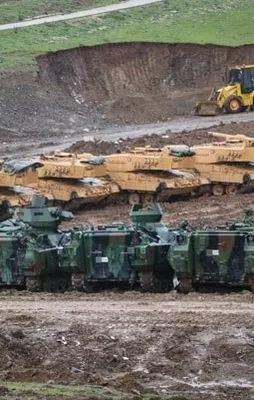 Ant içen komandolar Afrin'e hareket etti