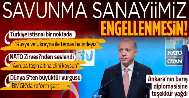 Son dakika: Başkan Recep Tayyip Erdoğan'dan NATO Zirvesi sonrası önemli açıklamalar