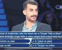 Çakal ve çakal cevabını vererek 300 bin lira kazandı! Kim Milyoner Olmak İster’de yüzleri güldüren anlar: Hocalarım demişti...