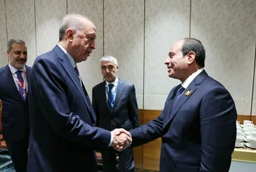 Başkan Erdoğan, Mısır Cumhurbaşkanı Sisi ile görüştü!
