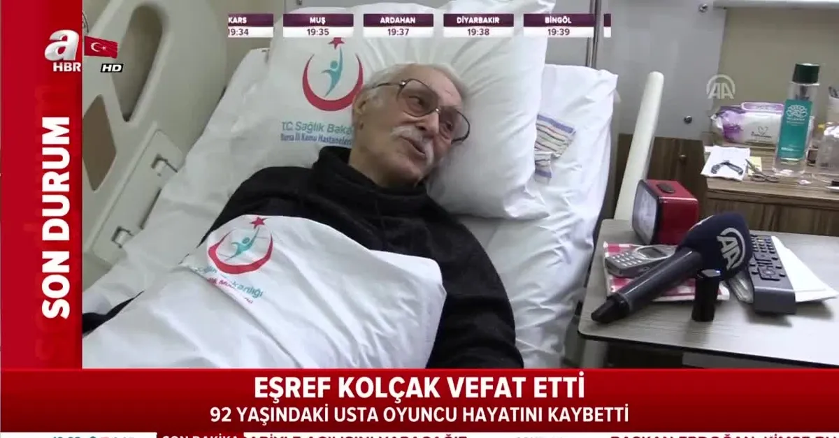 Eşref Kolçak hayatını kaybetti!