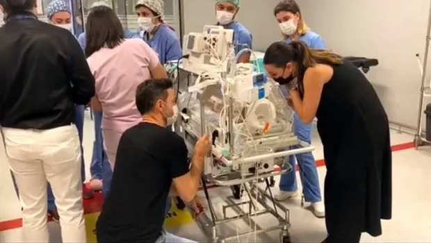 Sinan Özen ve Burcu Kartal'ın 8 aylık bebekleri Neva 7. kez ameliyata girdi!-3