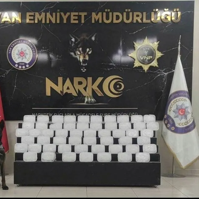 Van’da 39 kilo uyuşturucu ele geçirildi