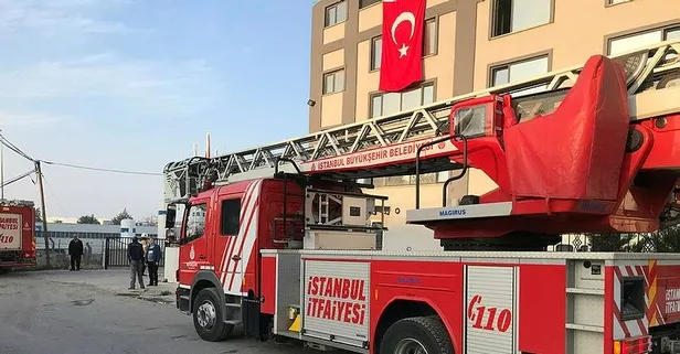 Son dakika: Silivri'de sünger fabrikasında yangın