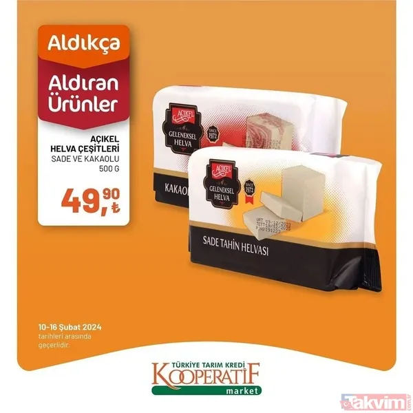 Tarım Kredi market 10-16 Şubat fiyat listesi! 41 üründe dev indirim! Peynir, 94.90 TL, Çay 54.90 TL, 6'lı kağıt havlu 54.90 TL... - 18