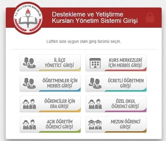 eba giris ekrani ile e kurs basvurusu bu sekilde yapilacak takvim