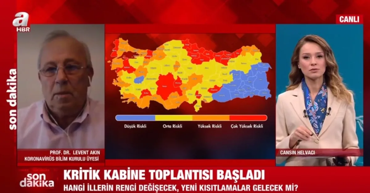 Prof. Dr. Levent Akın, A Haber'de koronavirüs salgını ve muntanttaki son durum hakkında açıklamalarda bulundu