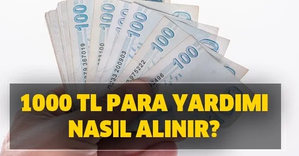 e devlet uzerinden 1000 tl sosyal
