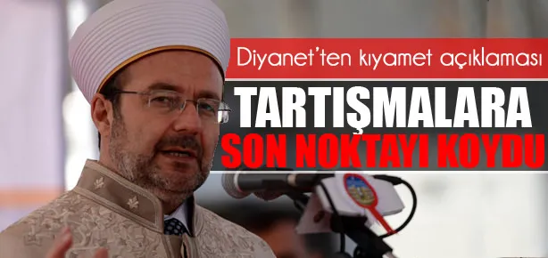Diyanet’ten kıyamet açıklaması