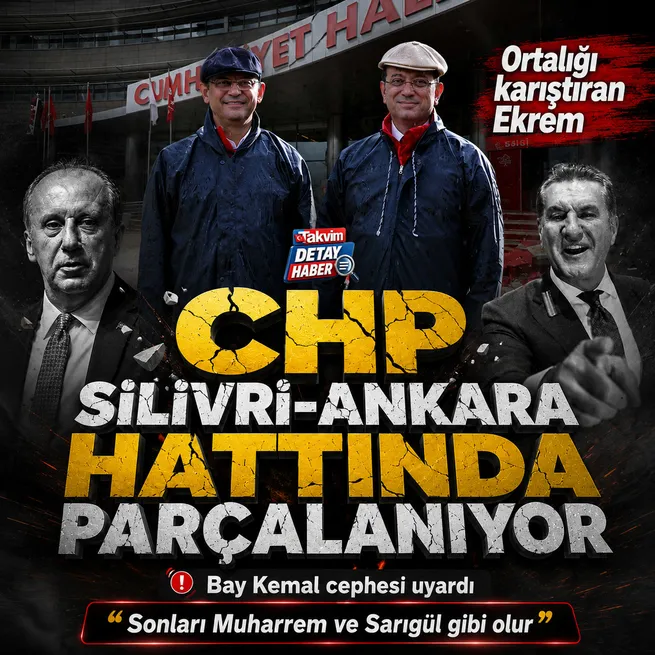 Silivri-Ankara hattında CHPyi bölme planı! Sonları İnce ve Sarıgül gibi olur