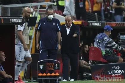 Galatasaray-Lazio maçında dikkat çeken diyalog! Maurizio Sarri Fatih Terim’e ne dedi?