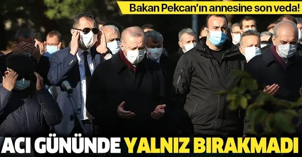 SON DAKİKA: Ticaret Bakanı Ruhsar Pekcan’ın annesine son veda! Başkan Erdoğan da törene katıldı