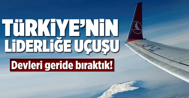 Türkiye uçuş ağında Avrupa'nın lideri oldu!
