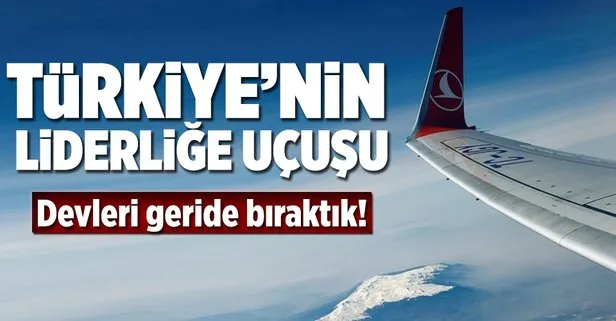 Türkiye uçuş ağında Avrupa’nın lideri oldu!