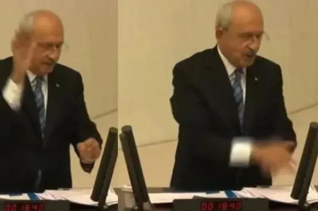 Kemal Kılıçdaroğlu seviyesiz el hareketiyle kendini kanıtladı: "En temel sorun siyasi ahlak sorunu"! Tepkiler tutanaklara yansıdı