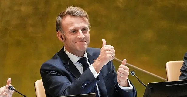 Birleşmiş Milletler Genel Kurulu'nda tarihi oturum! Fransa Cumhurbaşkanı Macron BM kürsüsünde ilan etti: Filistin'i tanıyoruz | Devlet Başkanı Abbas'dan video kaydı