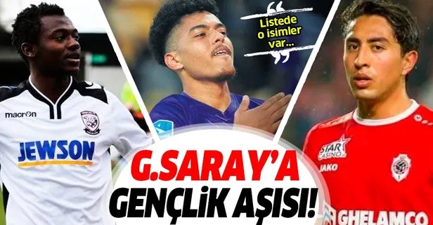 Galatasaray’a gençlik aşısı! Transfer listesinde Evander, Wilson, Govea ve Mustafa Bundu var...
