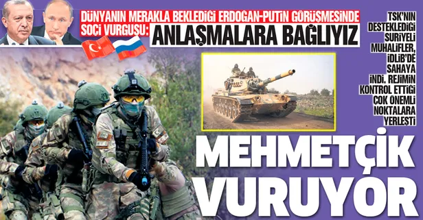 Başkan Erdoğan ile Putin arasında kritik İdlib görüşmesi: Soçi mutabakatı uygulansın