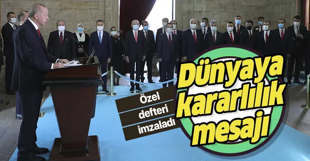 Son dakika: Türkiye Cumhuriyeti'nin 97. kuruluş yıl dönümünde Başkan Erdoğan'dan kararlılık mesajı
