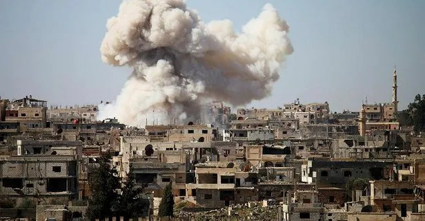 Son dakika: Esed rejimi güçleri camiyi bombaladı!