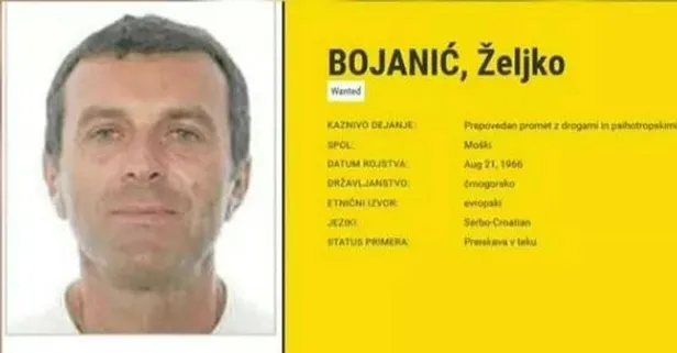 Interpol'ün kırmızı bültenle aradığı Sırp çete lideri Zeljko Bojanic Sarıyer'de yakalandı