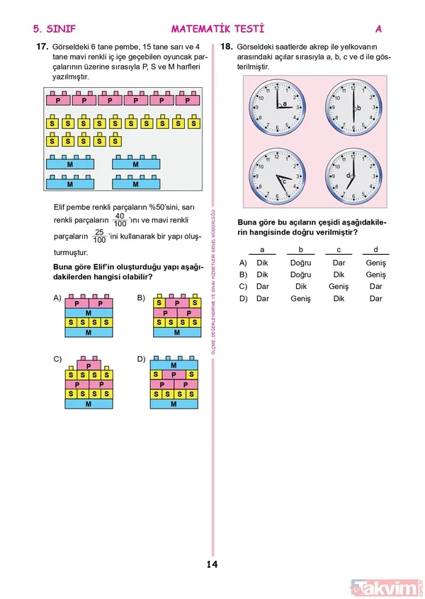 2022 İOKBS Bursluluk 5.6.7.8.9.10.11. sınıf SORU VE CEVAPLARI PDF İNDİR! meb.gov.tr: İOKBS A-B-C-D sözel- sayısal soru kitapçığı FULL! Türkçe, Matematik, Coğrafya, Tarih... - 14