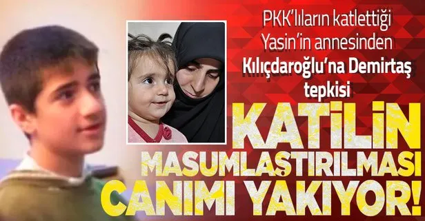 PKK’lı canilerce katledilen Yasin Börü’nün annesinden Kemal Kılıçdaroğlu’na Selahattin Demirtaş tepkisi
