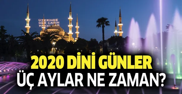 aylar ne zaman basliyor 2020 ramazan