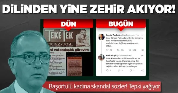 Habertürk yazarı Fatih Altaylı'dan kendisini eleştiren ...