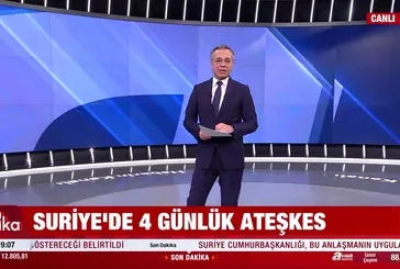 Suriye'de 4 günlük ateşkes!