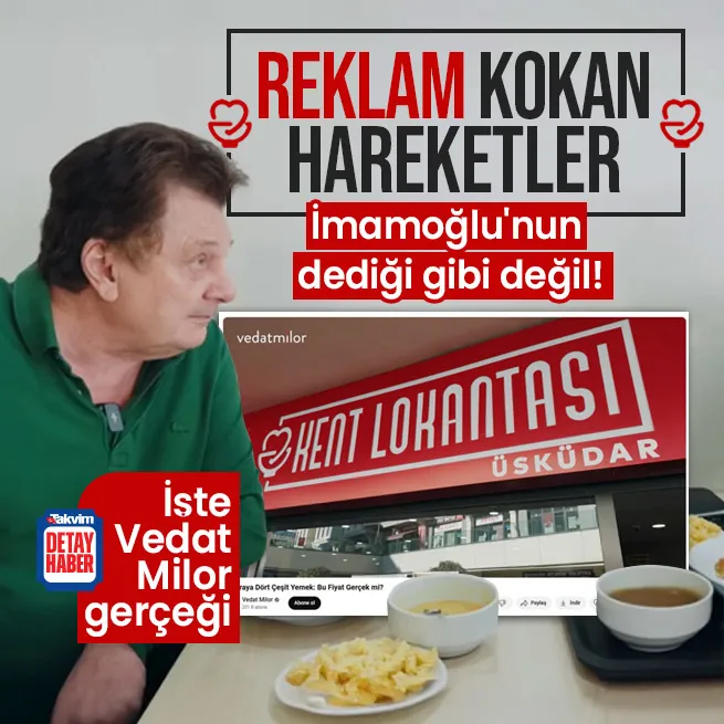 Vedat Milor ve Kent Lokantası gerçeği... Ticaret Bakanlığı neden inceleme başlattı? Açıklama geldi