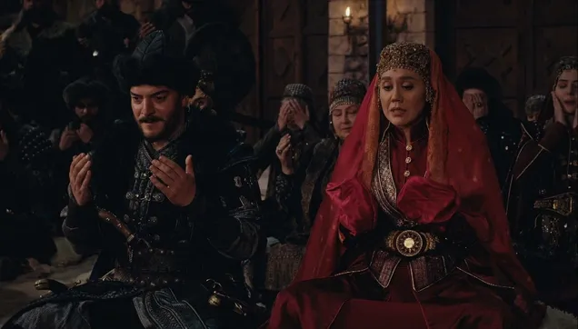 Kuruluş Osman 128. bölüm nefes kesti! Cerkutay ve Ülgen Hatun’un düğün toyu...