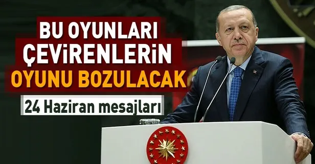 Erdoğan, TOBB Hizmet Şeref Belgesi Takdim Töreni’ne konuştu