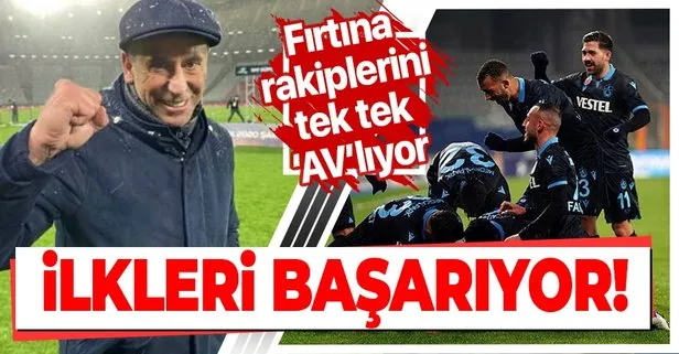 Trabzonspor rakiplerini tek tek ’Av’lıyor, ilklere imza atıyor!