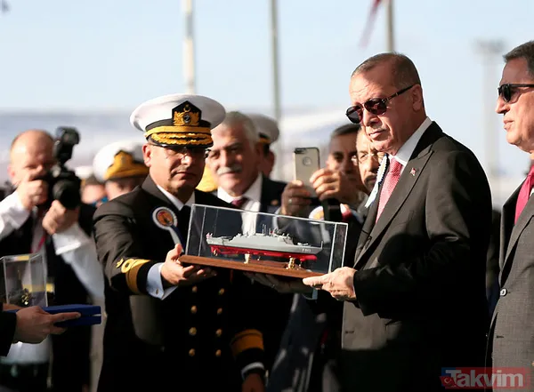Başkan Erdoğan TCG Burgazada'nın teslim törenine katıldı - 36