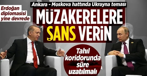 Son dakika: Başkan Recep Tayyip Erdoğan, Putin ile görüştü! Müzakerelere bir şans daha verin çağrısı