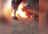 Arjantin'de kan donduran olay! Evsizlerin üzerine alkol döküp yaktı