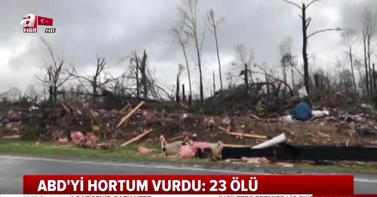 ABD'yi vuran hortumda 22 kişi öldü