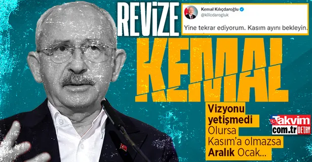 Kemal Kılıçdaroğlu yine geri kaldı! 'Kasım'ı bekleyin' demişti şimdi Aralık'ı işaret etti