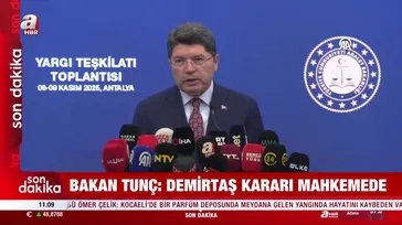 Adalet Bakanı'ndan Demirtaş açıklaması!