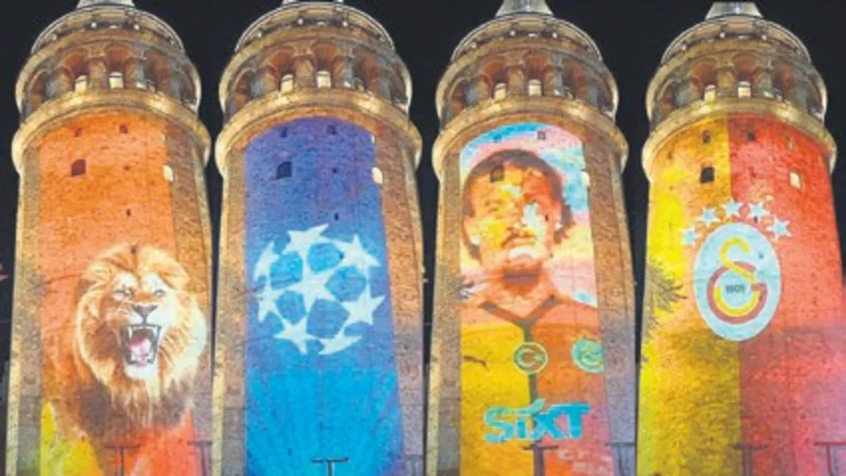 Galata’da görsel şölen