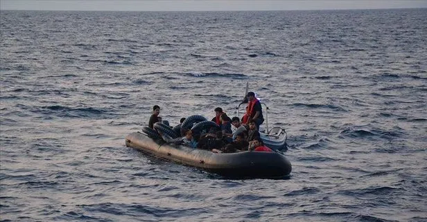 Yunanistan’ın ittiği 46 düzensiz göçmen kurtarıldı