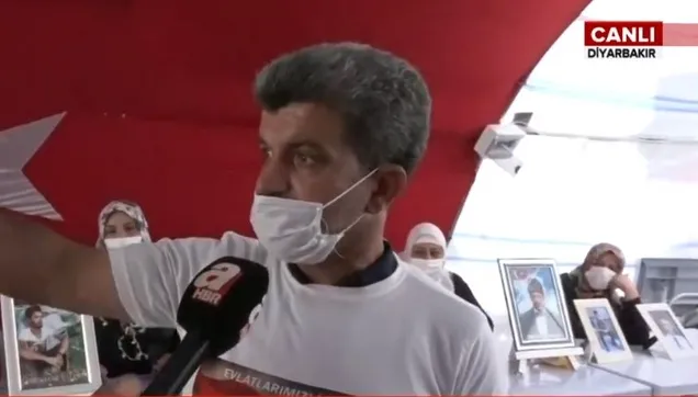 Evlat nöbetindeki baba tehdit edildi! Kaçırılan Yusuf Begdaş’ın babası: Başımıza bir şey gelirse sebebi HDP'dir