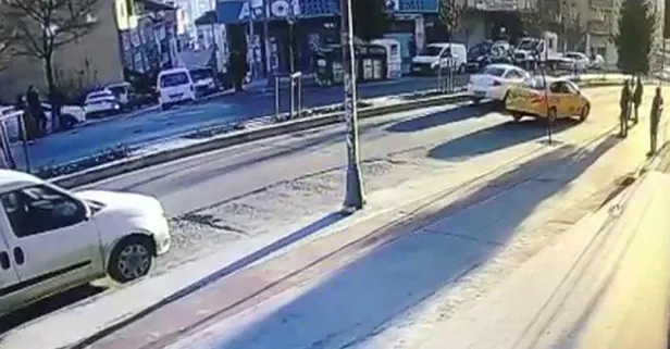 Esenyurt’ta otomobilin çarptığı 2 yaya yaralandı