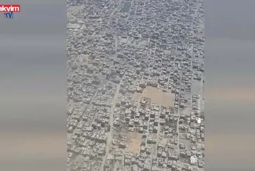 Gazze'deki yıkım kameralara yansıdı!