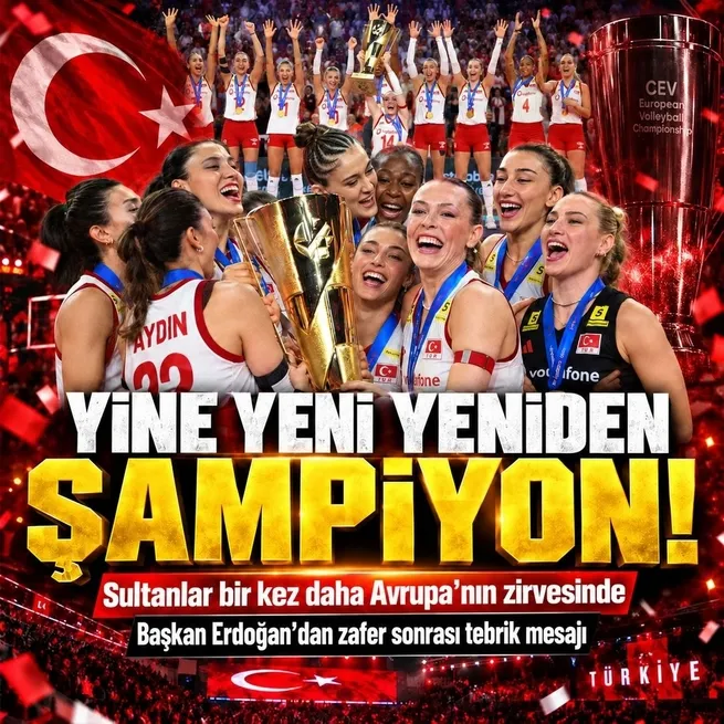 Filenin Sultanları yine Avrupa şampiyonu! Türkiye İtalyayı 3-2 yendi