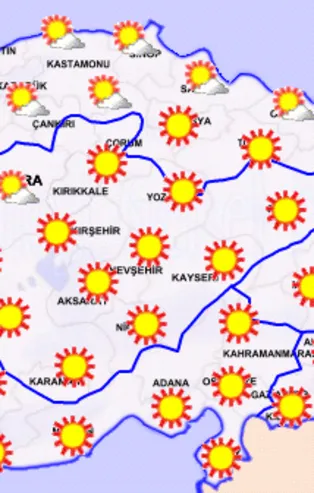 HAVA DURUMU | Hafta sonu hava nasıl olacak? Meteoroloji yeni haritayı yayınladı | 16 Eylül 2022 hava durumu