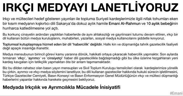 Irkçı medyaya tepki: Lanetliyoruz-1